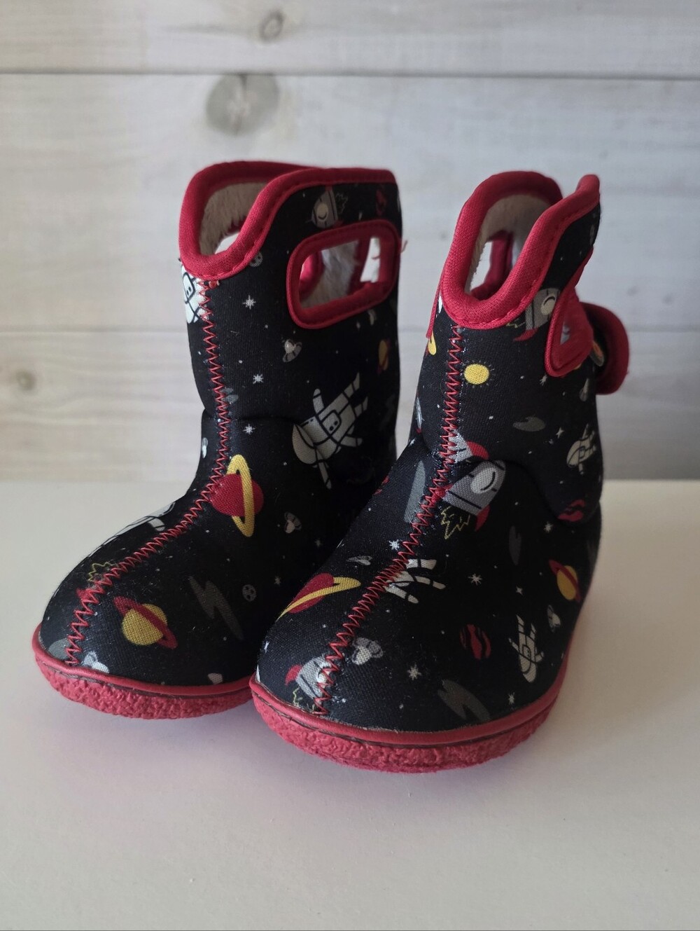 Bogs Baby Boots Space Theme Toddler Size 8
